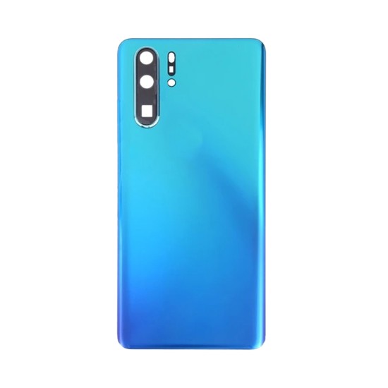 Tapa Trasera+Lente de Camara Huawei P30 Pro Aurora Azul Tapa Trasera+Lente de Camara Huawei P30 Pro Aurora Azul